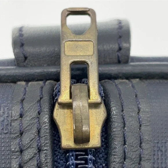 Christian Dior Trotter PVC Leather Navy Boston Bag - Picture 15 of 16